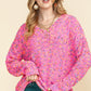 Autumn and Winter Knitting European and American Leisure Wind V Neck Heattech Sweater