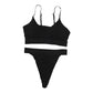 Summer New Arrival Beach Bikini Two-Piece Set 2024 Fashion Sexy Suspenders Show Belly Triangle Split Swimsuit Suit