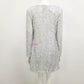 Fall New New Style Silver Sequined Suit Skirt Two-Piece Suspender Shawl Cardigan Bottoming Short Sexy Fashion