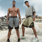 Men's Contrast Color Fast-Drying Mesh Sports Shorts