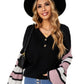 Fashion Loose Plus Size Autumn and Winter V-neck Knitting Sweater