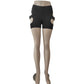 Tight High Waist Slim Looking Hip Young Adult Super Short Shorts