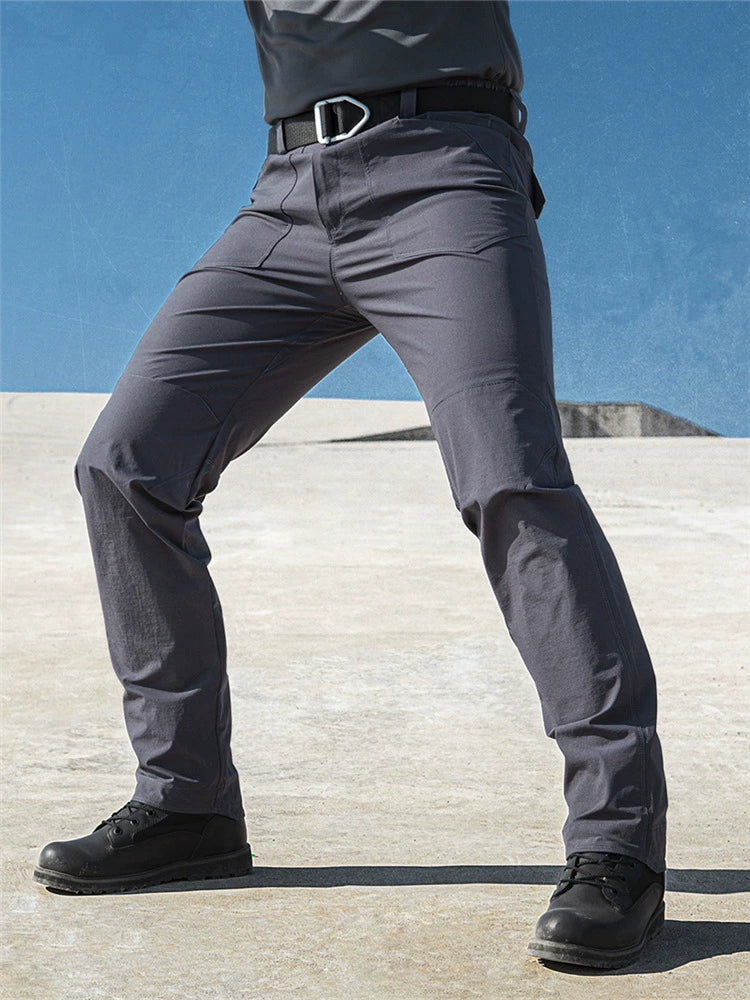 Consul Men Slim-Fit Lightweight Thin Military Fans Elastic Pants