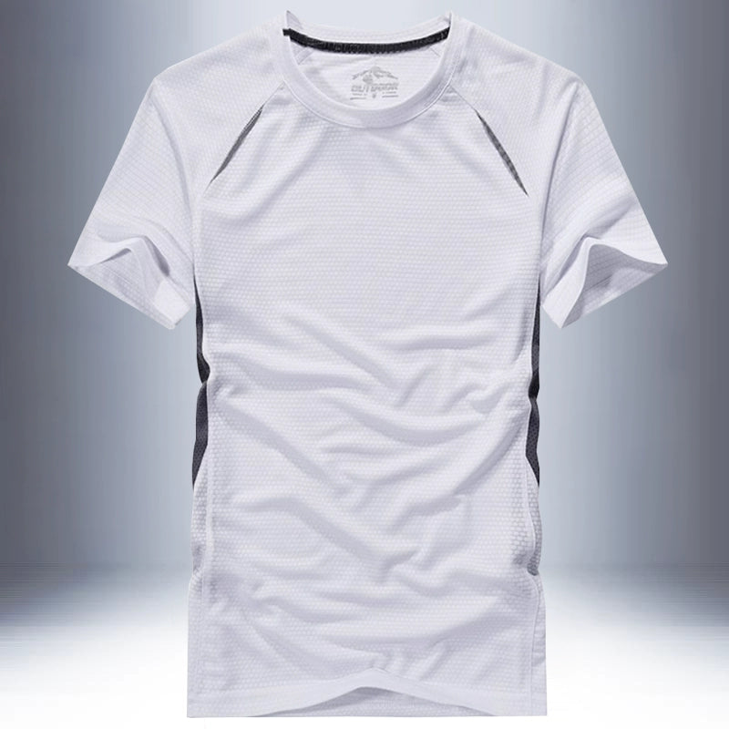 Battlefield Men's V-neck Pullover Top Casual T-shirt Short Sleeve