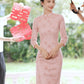 Pink Evening Gown New Chinese Style Short Women's Clothes Cheongsam