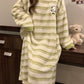 Autumn and Winter Thickened Cute Panda Flannel Pajamas