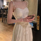 Shiny High-End Affordable Luxury Chic Stunning Slip Dress