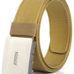 Men's Nylon Casual Automatic Buckle Belt w/ Woven Canvas