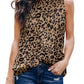 2024 Summer New Arrival Leopard Print Print Vest Women Fashion Fashion round Neck Pullover Sleeveless Pullover Tops Women