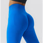 European and American Seamless Skinny Hip Raise High Waist Peach Yoga Pants