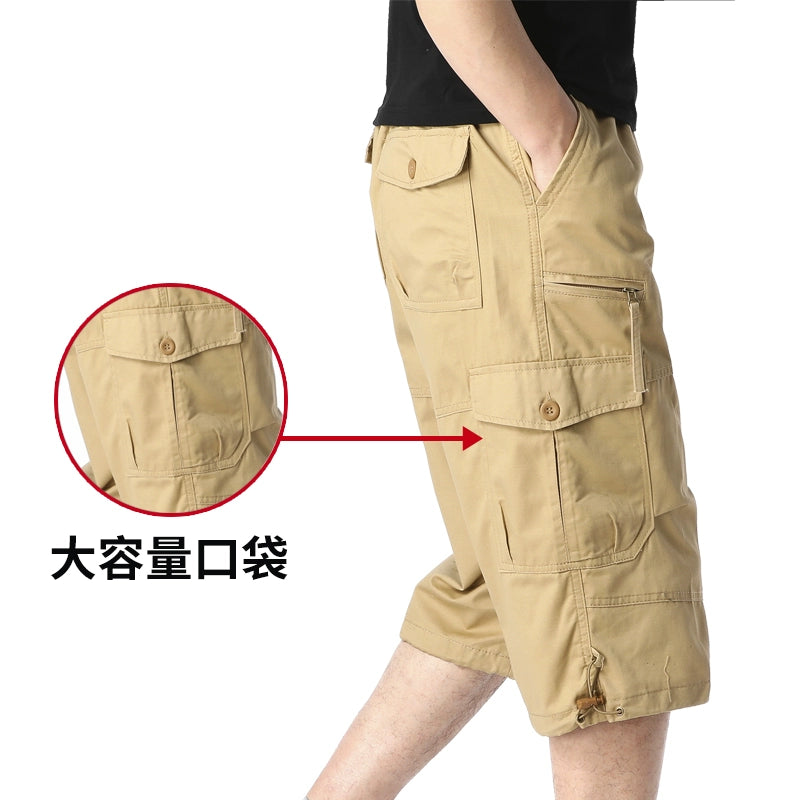 Casual Outdoor Wear-Resistant Thick Multi-Pocket Cargo Pants