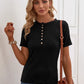 Fashion Silm Thin Casual round Neck Short Sleeves T-shirt