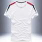 Battlefield Men's V-neck Pullover Top Casual T-shirt Short Sleeve