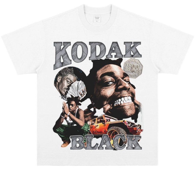 Kodak Rapper Hip Hop T-shirt Digital Short Sleeve