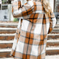 Plus Size Plaid Shirt-Dress