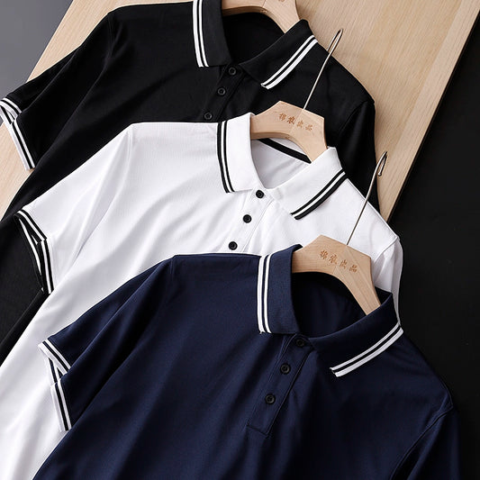 Quick-Dry Summer Casual Polo Shirt Short-Sleeved T-shirt