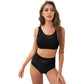 Fashion Beach Vacation Three-Point Bikini Suit 2024 Amazon New Mesh Patchwork Swimsuit Two-Piece