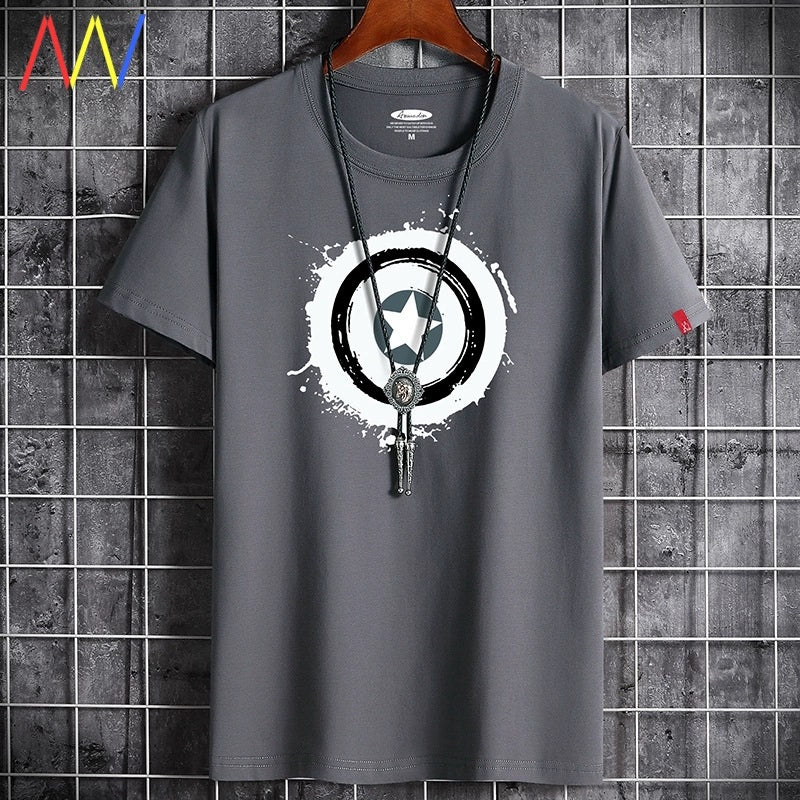 Men's T Shirts Tee Men T-shirt for Mens plus Size Fat Big 13