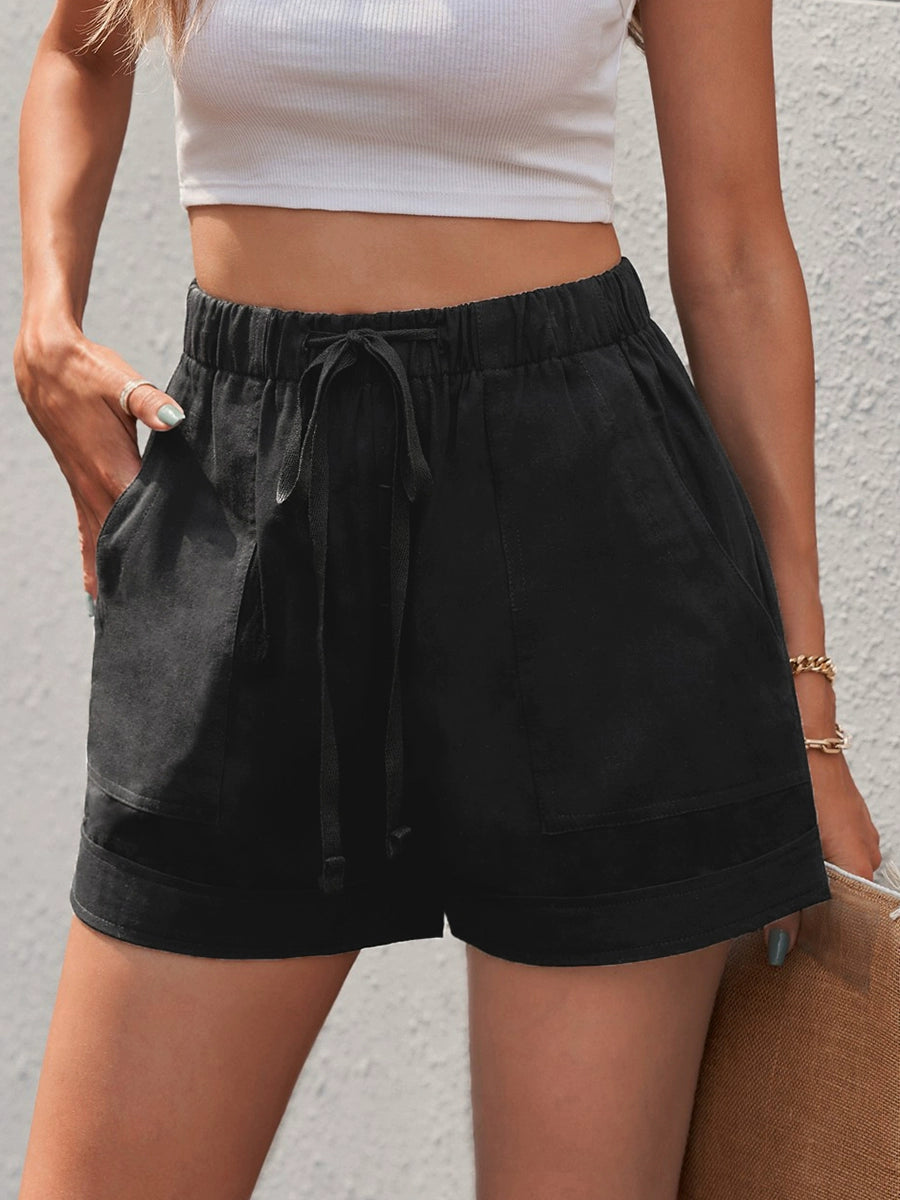 Cropped Loose High Waist Casual Thin Wide-Leg Pants Workwear