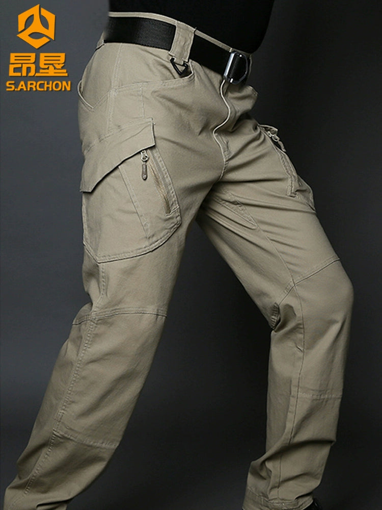 Outdoor Tactics Pants Men New Arrival Ix7 Loose Straight-leg Casual Plus Size American Functional Abrasion Resistant Training Cargo Pants