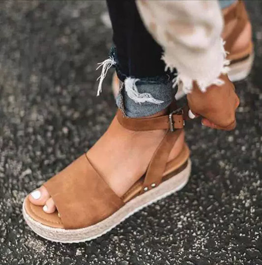 Women Sandals plus Size Wedges Shoes Summer Flip Flops Sandals