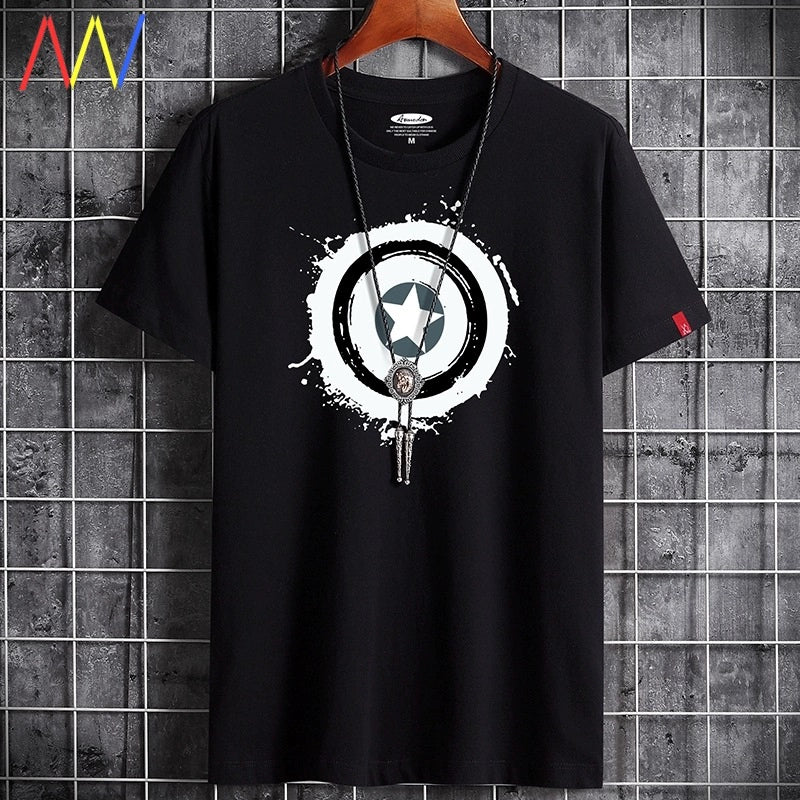 Men's T Shirts Tee Men T-shirt for Mens plus Size Fat Big 13