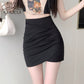 Sexy Tight Sexy Skirt Women's Summer Pleated Skirt