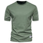 Heavy Weight Chinese Fad Army Green Fancy Short Sleeve T-Shirt