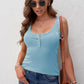 U-Neck Best Seller in Europe and America Silm Sleeveless I-Shaped Vest