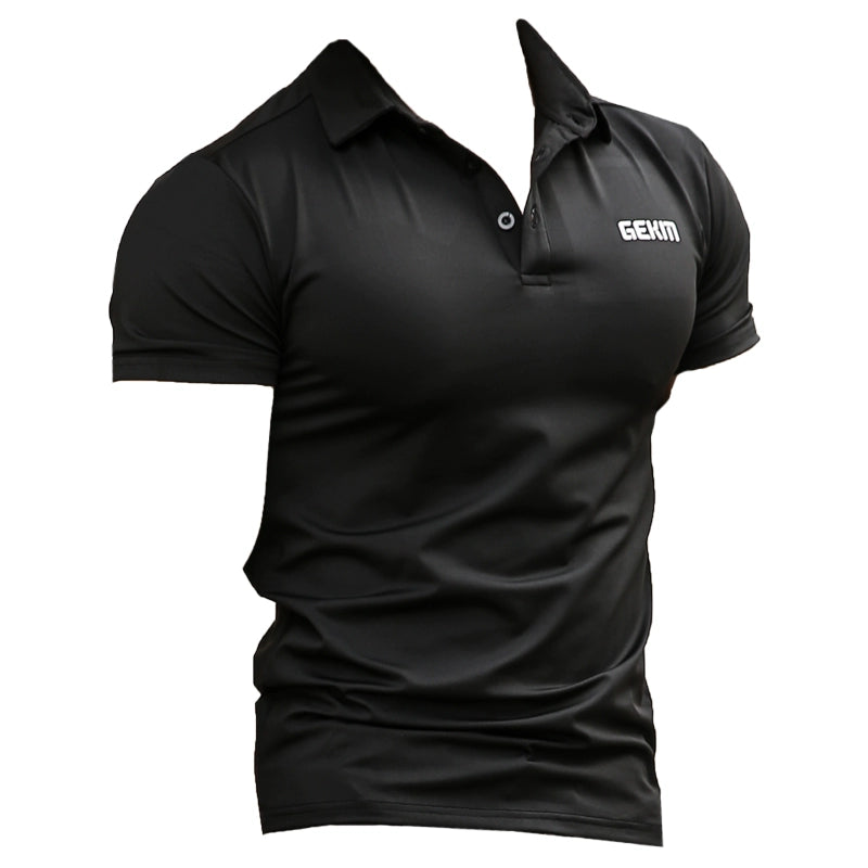 Iron Blood Muscle Tight Brothers Fitness Wear Polo Shirt