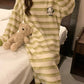 Autumn and Winter Thickened Cute Panda Flannel Pajamas