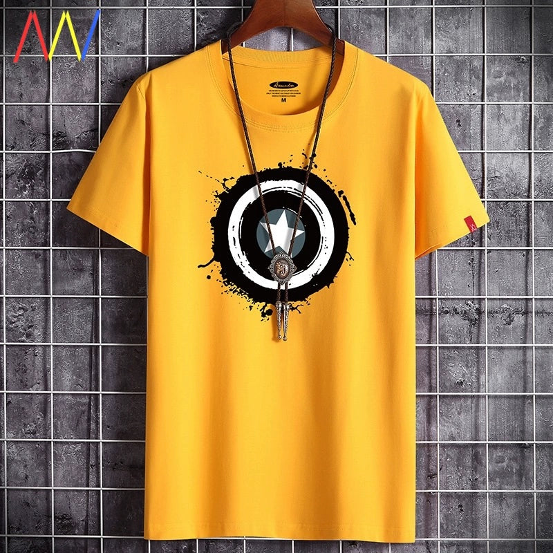 Men's T Shirts Tee Men T-shirt for Mens plus Size Fat Big 13