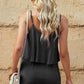 Women's Ruffled Top & Shorts One-Piece Jumpsuit