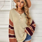 Fashion Loose Plus Size Autumn and Winter V-neck Knitting Sweater