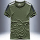 Battlefield Men's V-neck Pullover Top Casual T-shirt Short Sleeve