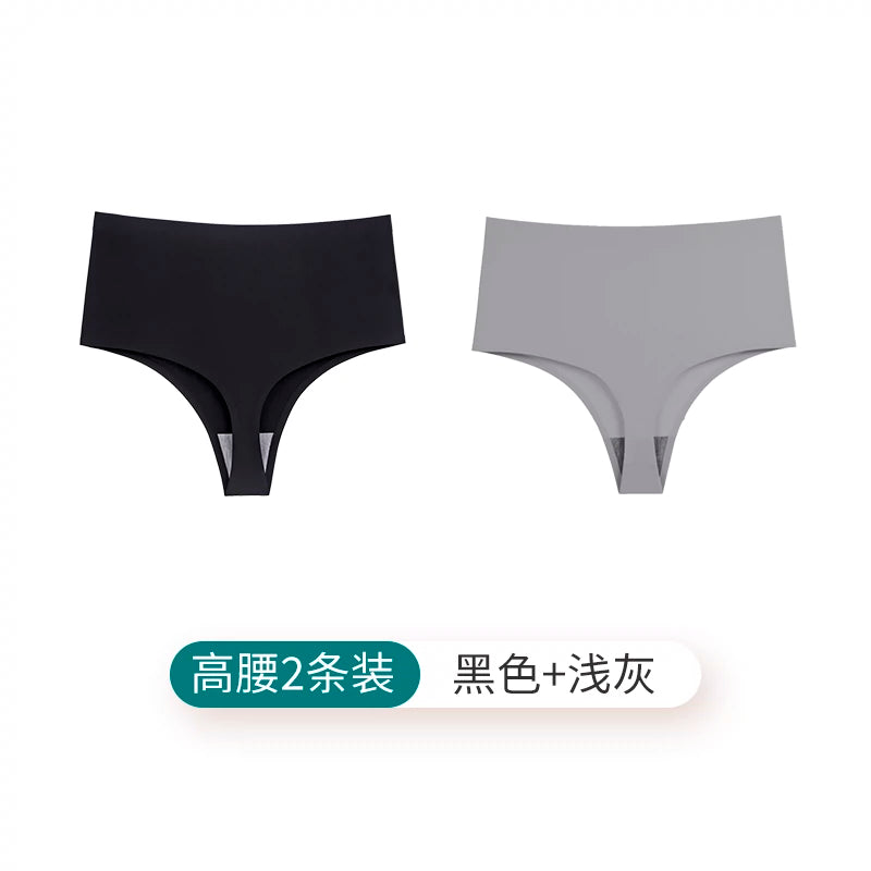 High-Waist Belly-Contracting Swim Bottoms - 2-Pack