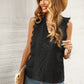 Dilamon V Neck Casual Patchwork Loose Vest