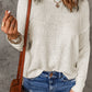 Fashion round Neck Thin Women's Knitted Pullover 2024 Fall and Winter New Arrival Silm Slim Looking Warm Long Sleeves Sweater Female