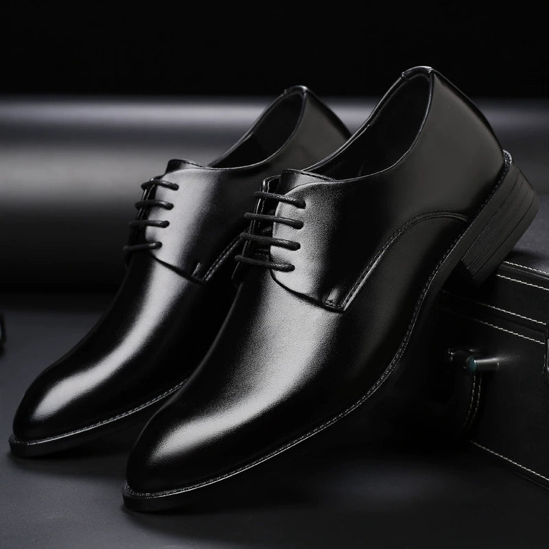 Large Size Men Casual Dress Shoes Plus Size Men Casual Formal Wear Workwear Leather Shoes