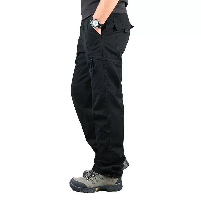 Casual Outdoor Wear-Resistant Thick Multi-Pocket Cargo Pants