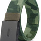 Men's Nylon Casual Automatic Buckle Belt w/ Woven Canvas