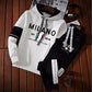 MILANO - Black Graphic Hoodie - Men's