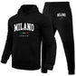 MILANO - All Black Letter-Print Set - Men's