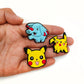 10/20/27Pcs Anime Pokemon Pikachu Shoe Charms Kawaii Charizard Squirtle Shoe Accessories Decration Crocs DIY Sandals Kids Gifts