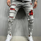 Fast Fashion - Ripped Skinny Denim Jeans - Men