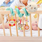 Car Seat Toys Infant Color Elephant Stroller Stretch Spiral Activity Baby Hanging Toys for Crib Mobile Newborn Sensory Toy Gifts