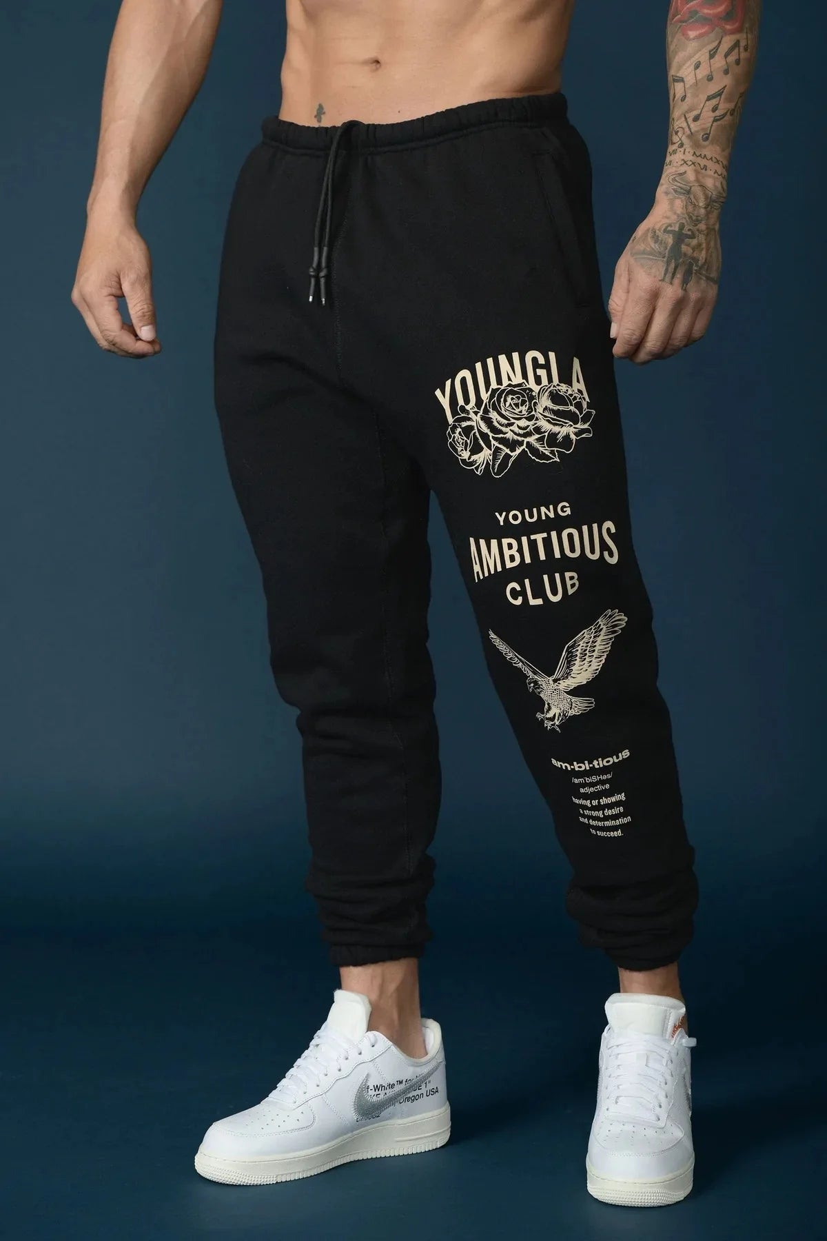 2023 New Autumn Men's Sweatpants Europe and The United States Long Sports Leisure Fitness Training Pants