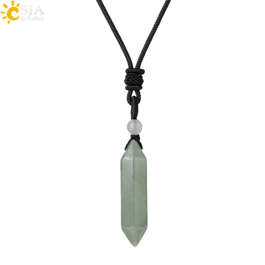 Men's Mali Necklace - Polished Stone Wolf-Shark Tooth