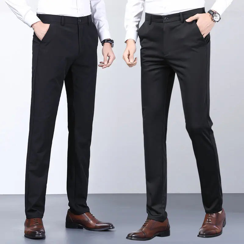 Y2K Men's Casual Summer Suit Pants