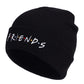 Unisex FRIEND Letter Embroidery Beanies Autumn Winter Warm Hat Hip Cap Beanie Hat Caps for Women Men